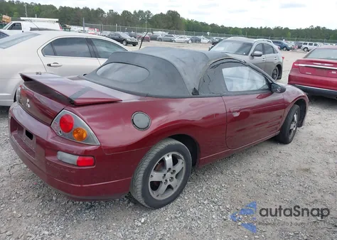 2004 Mitsubishi Eclipse Spyder Gs from USA, damaged, VIN 4A3AE45G74E070958